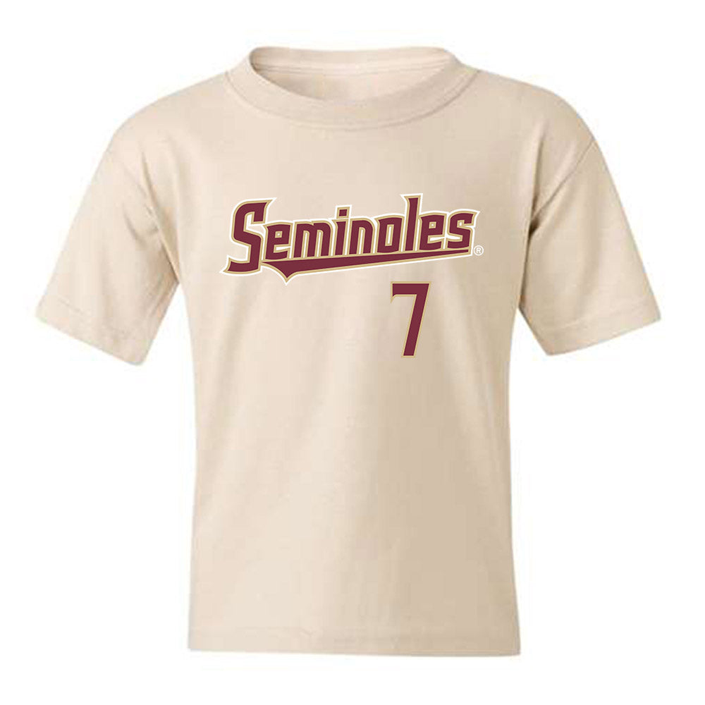 FSU - NCAA Football : Jasen Lopez - Replica Shersey Youth T-Shirt-0
