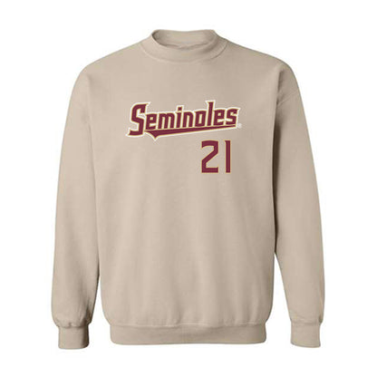 FSU - NCAA Football : Max Redmon - Replica Shersey Crewneck Sweatshirt-0