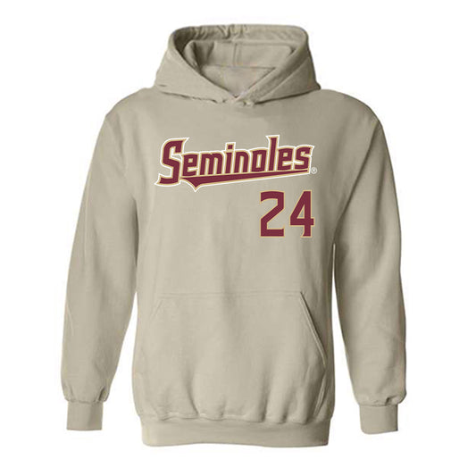FSU - NCAA Women's Basketball : Agata Makurat - Replica Shersey Hooded Sweatshirt-0