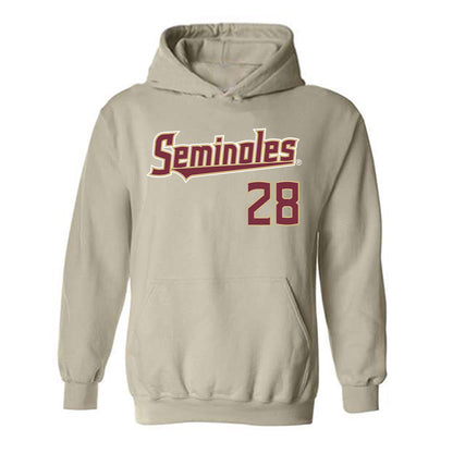 FSU - NCAA Women's Soccer : Olivia Page - Replica Shersey Hooded Sweatshirt-0