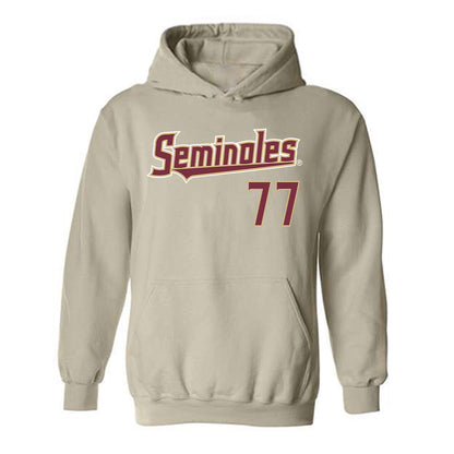 FSU - NCAA Softball : Anna Hinde - Replica Shersey Hooded Sweatshirt-0