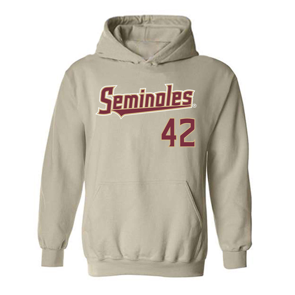 FSU - NCAA Baseball : Jake Echols - Replica Shersey Hooded Sweatshirt-0