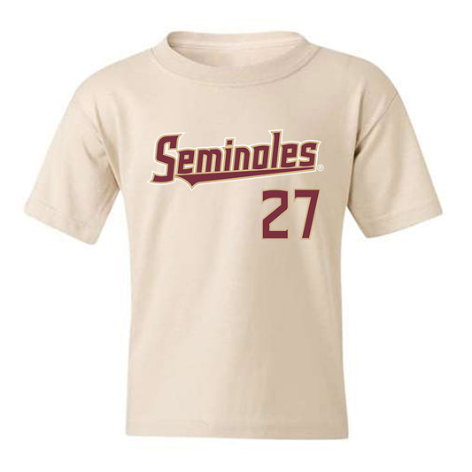 FSU - NCAA Football : Jordan Crutchfield - Replica Shersey Youth T-Shirt-0