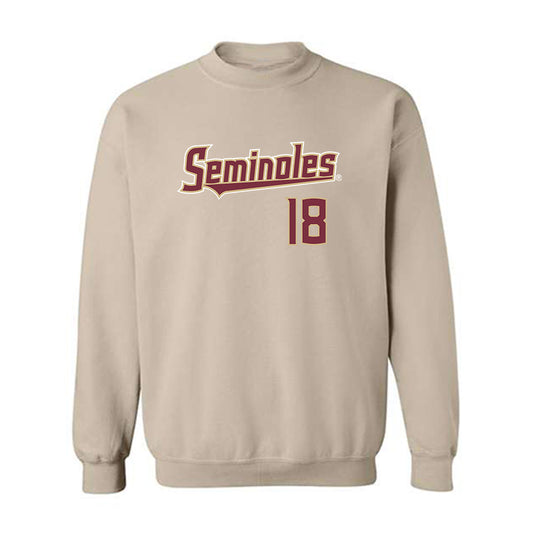 FSU - NCAA Women's Lacrosse : Hannah Toole - Replica Shersey Crewneck Sweatshirt-0