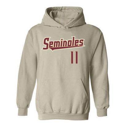 FSU - NCAA Women's Lacrosse : Danica King - Replica Shersey Hooded Sweatshirt-0