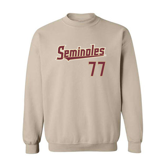 FSU - NCAA Softball : Anna Hinde - Replica Shersey Crewneck Sweatshirt-0