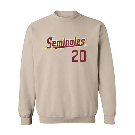 FSU - NCAA Women's Soccer : Joelle Jung - Replica Shersey Crewneck Sweatshirt-0
