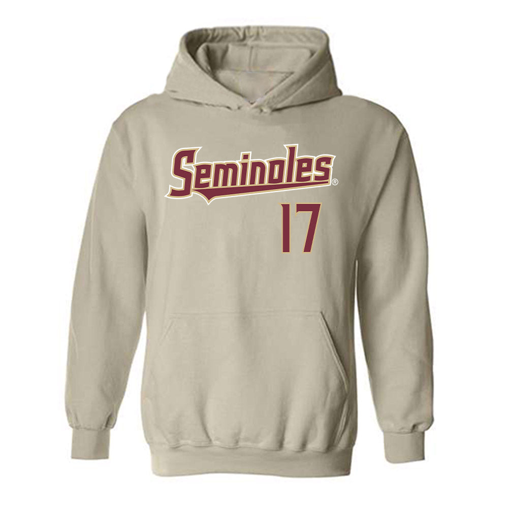 FSU - NCAA Women's Basketball : Kennedy Loux - Replica Shersey Hooded Sweatshirt-0