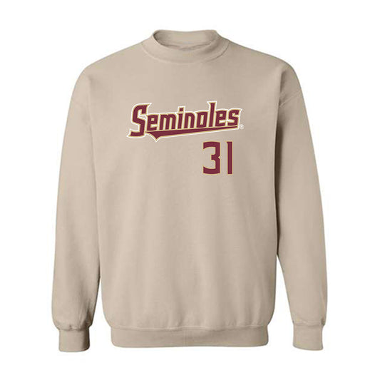 FSU - NCAA Football : Karon Maycock - Replica Shersey Crewneck Sweatshirt-0