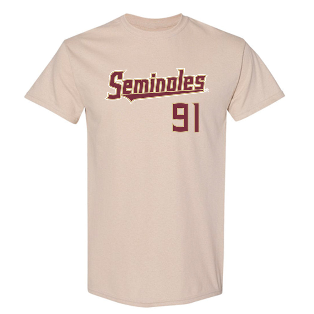 FSU - NCAA Football : Cam Brooks - Replica Shersey T-Shirt-0