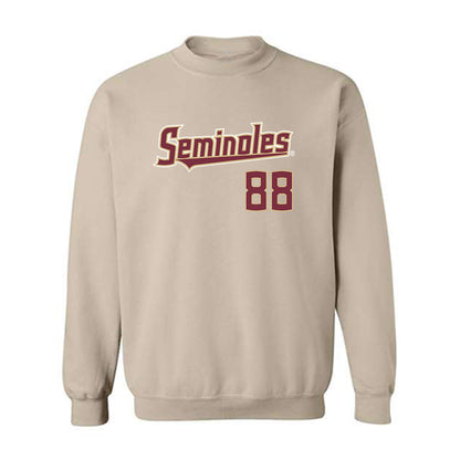 FSU - NCAA Football : Keenen Jeune - Replica Shersey Crewneck Sweatshirt-0