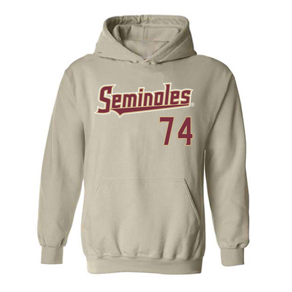 FSU - NCAA Football : Jonathan Daniels - Replica Shersey Hooded Sweatshirt-0