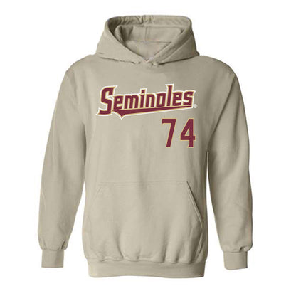 FSU - NCAA Football : Jonathan Daniels - Replica Shersey Hooded Sweatshirt-0