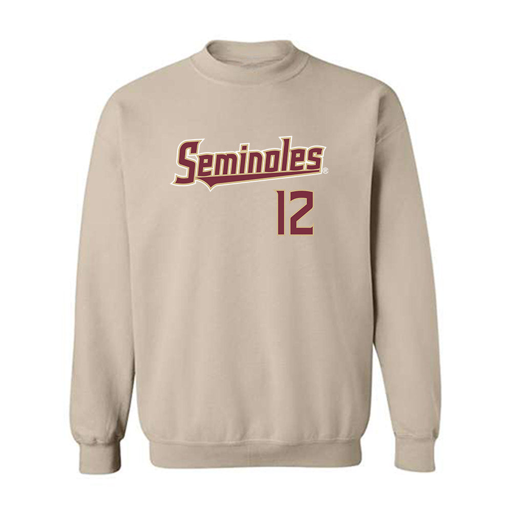 FSU - NCAA Football : Michael Grant - Replica Shersey Crewneck Sweatshirt-0