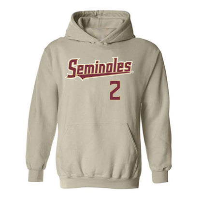 FSU - NCAA Men's Basketball : Cam Miles - Replica Shersey Hooded Sweatshirt-0