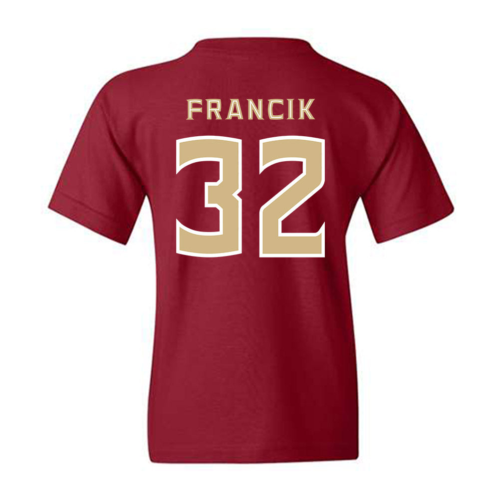 FSU - NCAA Softball : Jazzy Francik - Replica Shersey Youth T-Shirt-1