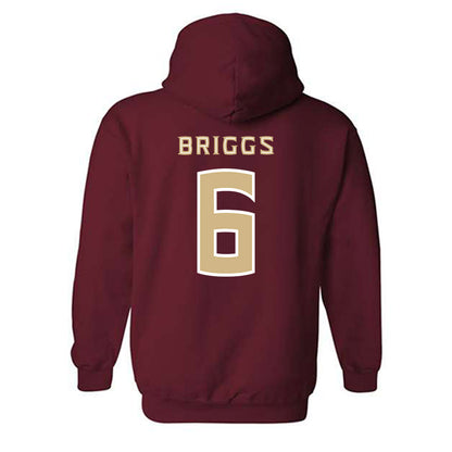 FSU - NCAA Football : Dennis Briggs - Replica Shersey Hooded Sweatshirt-1