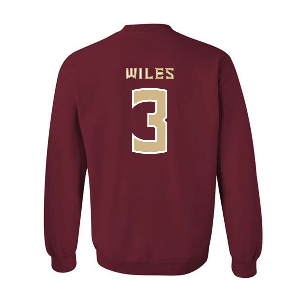 FSU - NCAA Women's Lacrosse : Brogan Wiles - Replica Shersey Crewneck Sweatshirt-1