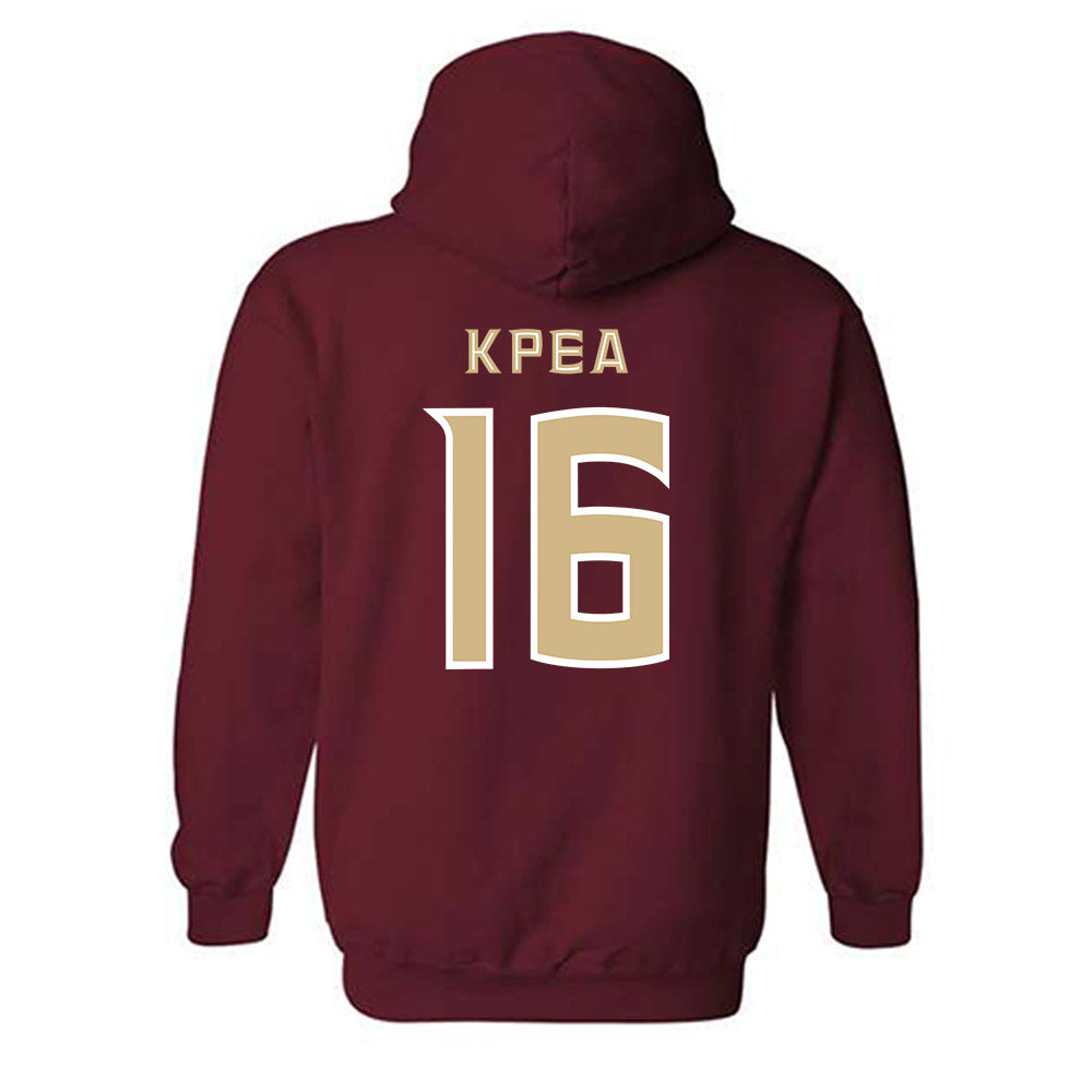 FSU - NCAA Women's Volleyball : Nenu Kpea - Replica Shersey Hooded Sweatshirt-1