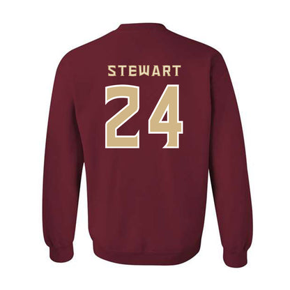 FSU - NCAA Women's Basketball : Morgan Stewart - Replica Shersey Crewneck Sweatshirt-1