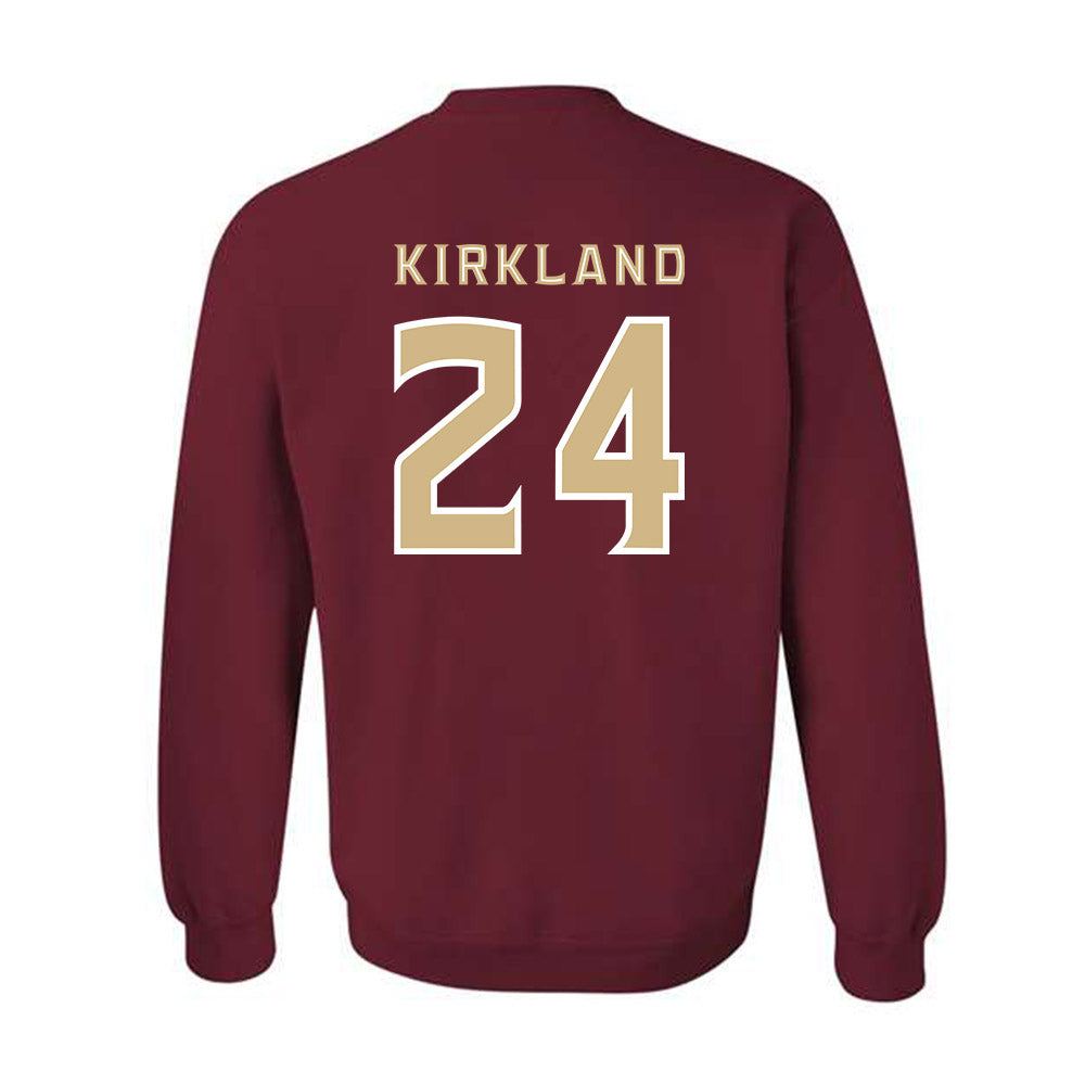FSU - NCAA Football : K.J. Kirkland - Replica Shersey Crewneck Sweatshirt-1