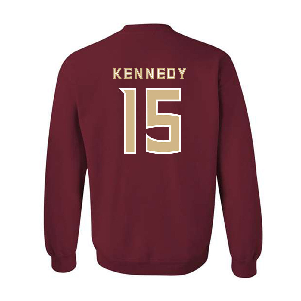 FSU - NCAA Football : Rylan Kennedy - Replica Shersey Crewneck Sweatshirt-1