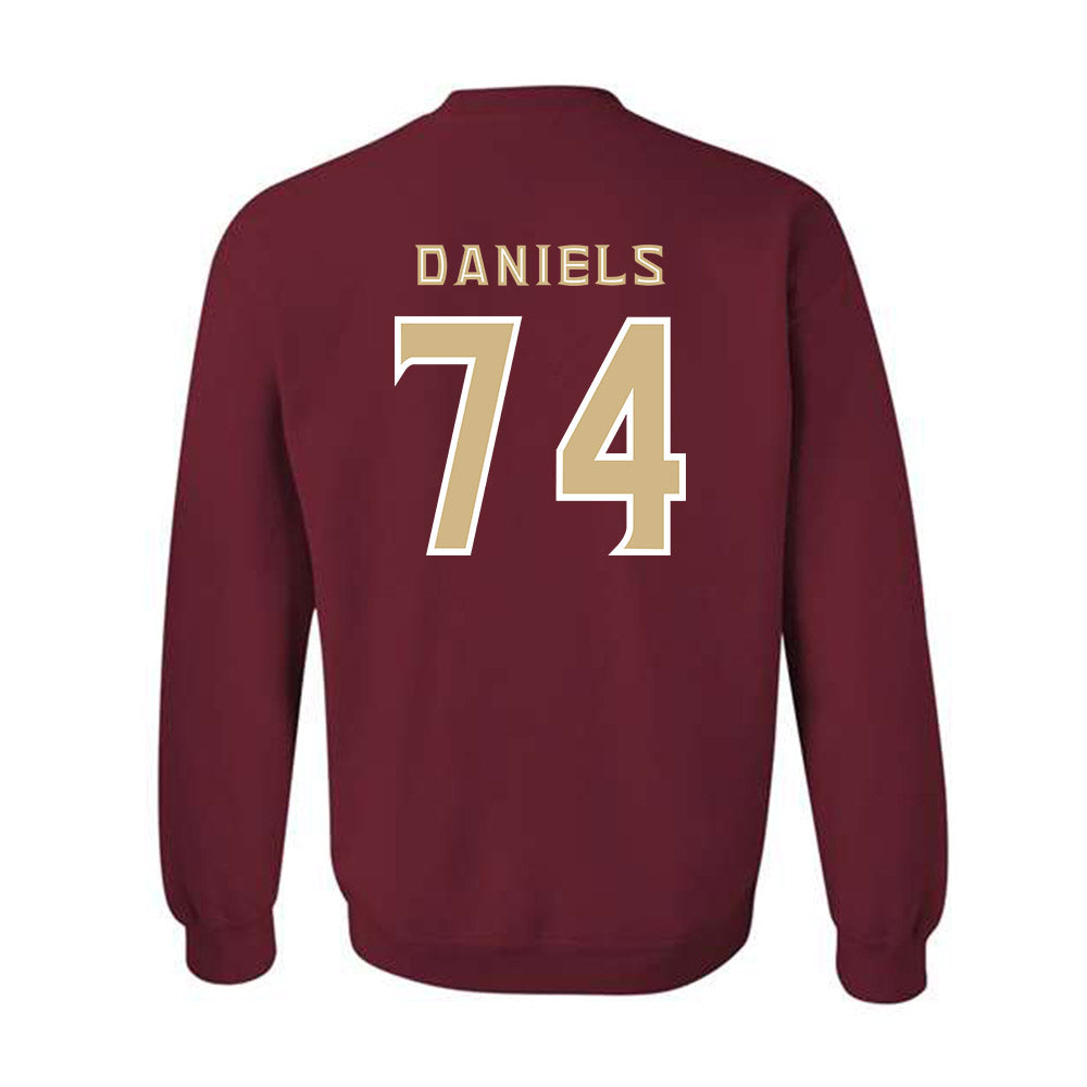 FSU - NCAA Football : Jonathan Daniels - Replica Shersey Crewneck Sweatshirt-1
