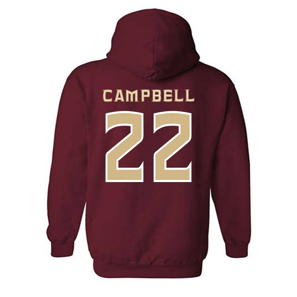 FSU - NCAA Football : CJ Campbell - Replica Shersey Hooded Sweatshirt-1
