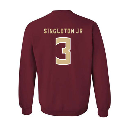 FSU - NCAA Football : Samuel Singleton Jr - Replica Shersey Crewneck Sweatshirt-1
