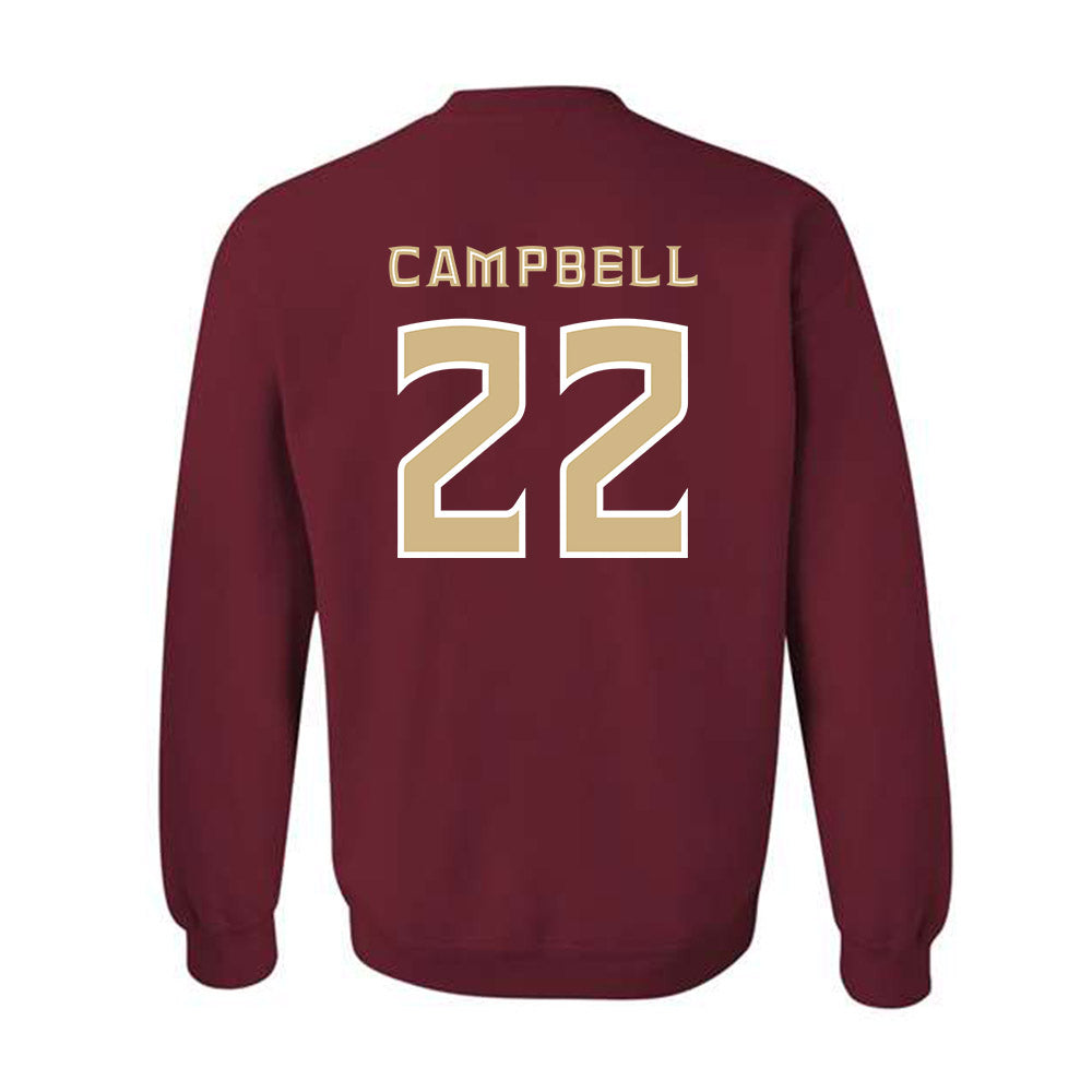 FSU - NCAA Football : CJ Campbell - Replica Shersey Crewneck Sweatshirt-1
