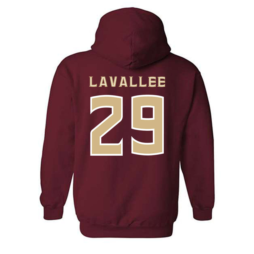 FSU - NCAA Football : Caleb LaVallee - Replica Shersey Hooded Sweatshirt-1
