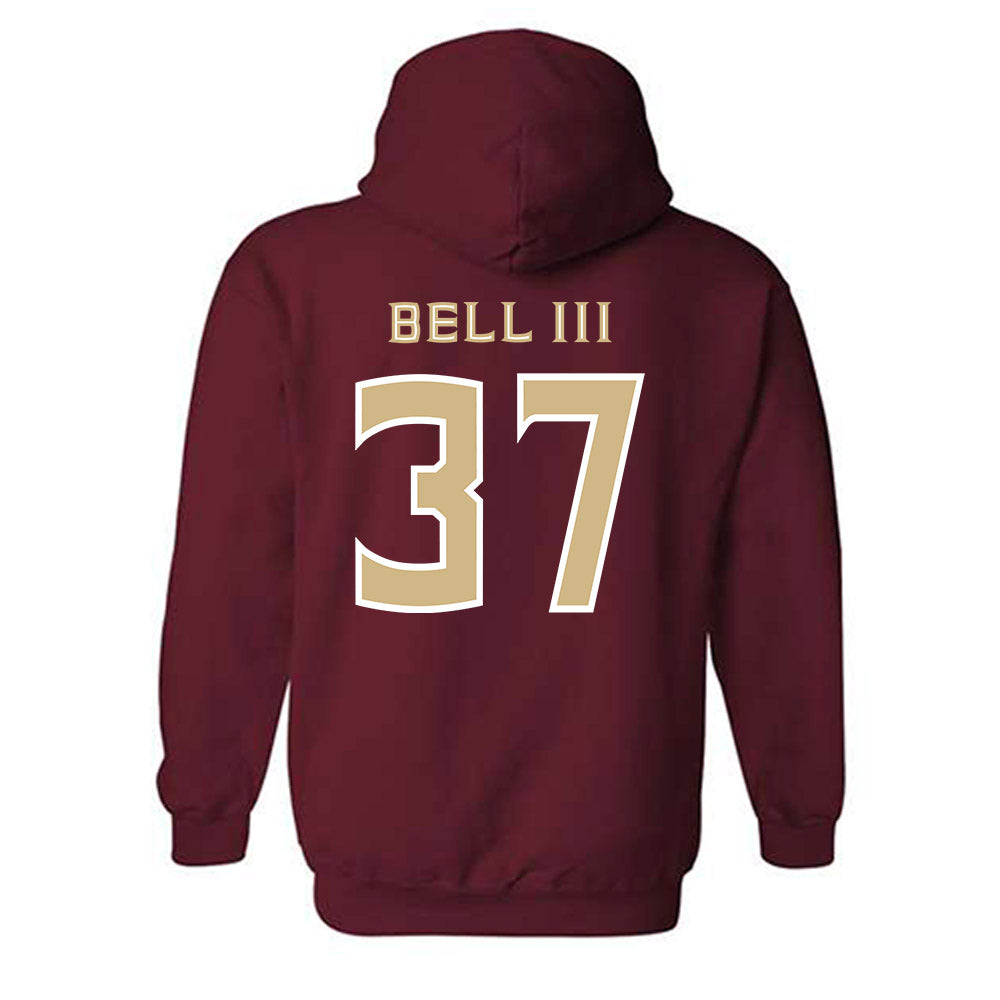 FSU - NCAA Football : Tre Bell III - Replica Shersey Hooded Sweatshirt-1