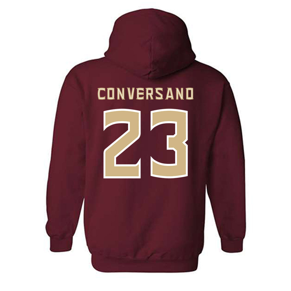 FSU - NCAA Women's Lacrosse : Mackenzie Conversano - Replica Shersey Hooded Sweatshirt-1