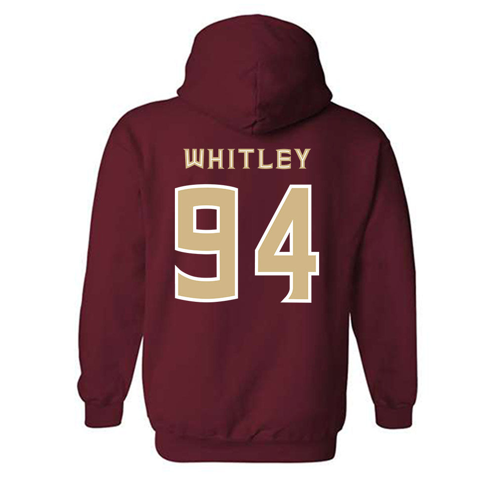 FSU - NCAA Football : Franklin Whitley - Replica Shersey Hooded Sweatshirt-1