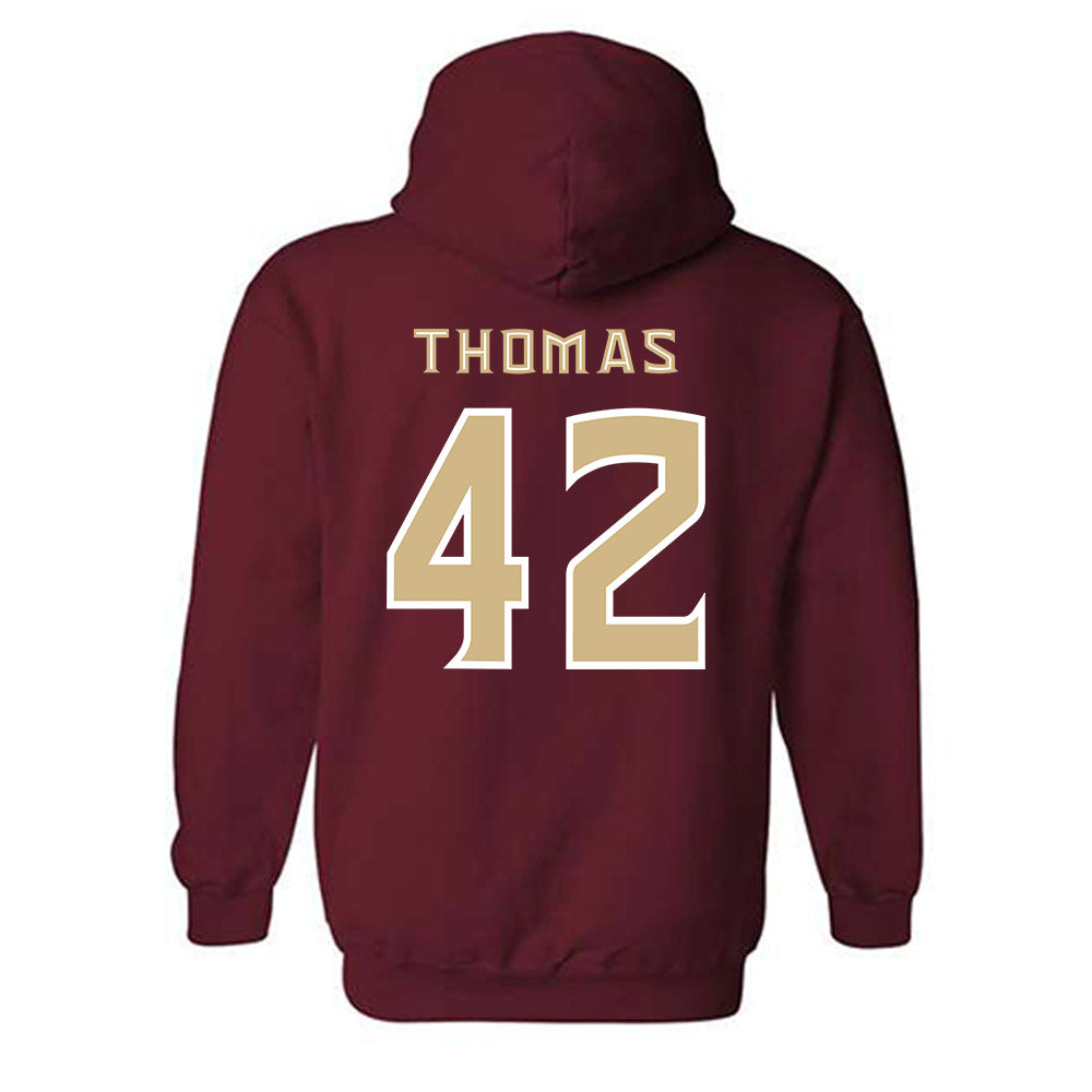 FSU - NCAA Football : Chris Thomas - Replica Shersey Hooded Sweatshirt-1