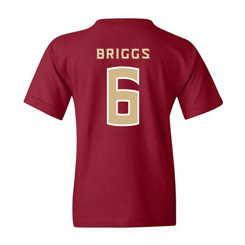 FSU - NCAA Football : Dennis Briggs - Replica Shersey Youth T-Shirt-1