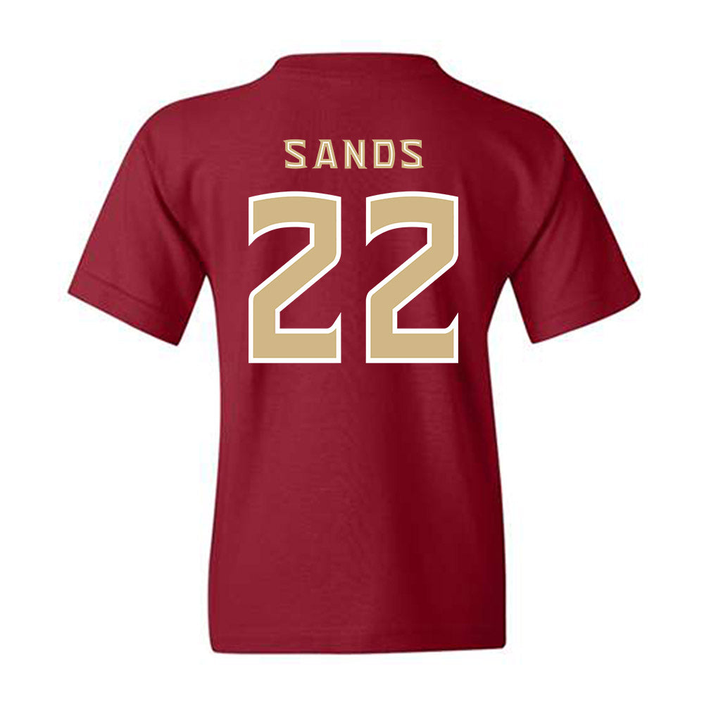 FSU - NCAA Football : Gemari Sands - Replica Shersey Youth T-Shirt-1
