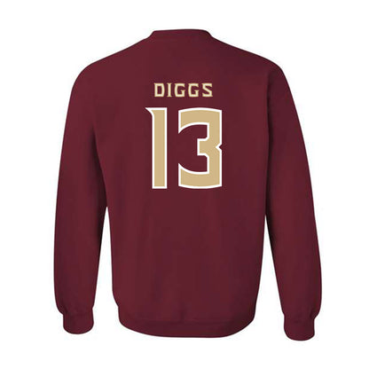 FSU - NCAA Football : Deamontae Diggs - Replica Shersey Crewneck Sweatshirt-1