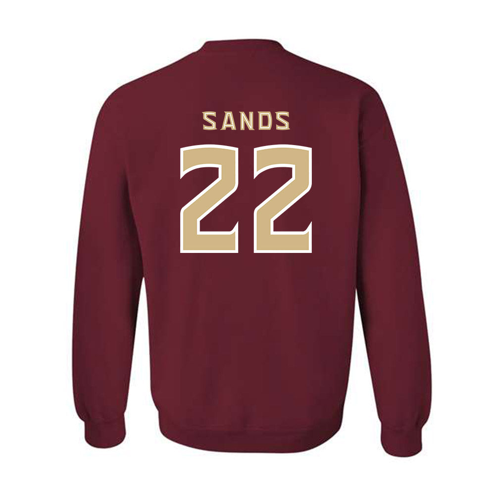 FSU - NCAA Football : Gemari Sands - Replica Shersey Crewneck Sweatshirt-1