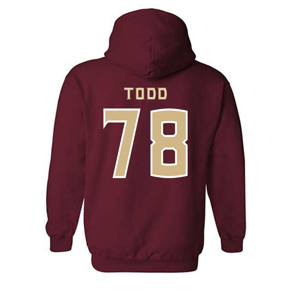 FSU - NCAA Football : Jayden Todd - Replica Shersey Hooded Sweatshirt-1