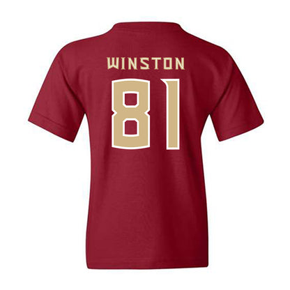 FSU - NCAA Football : Jonah Winston - Replica Shersey Youth T-Shirt-1