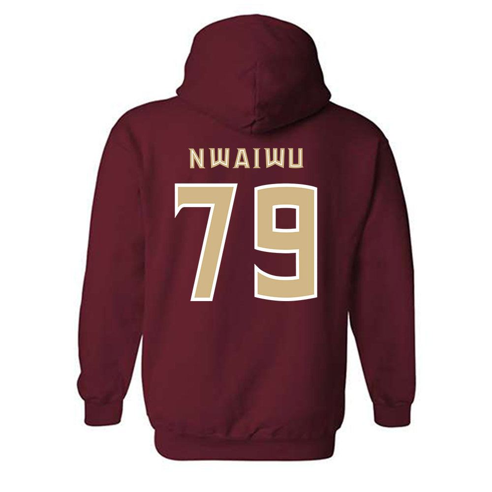 FSU - NCAA Football : Chimdia Nwaiwu - Replica Shersey Hooded Sweatshirt-1