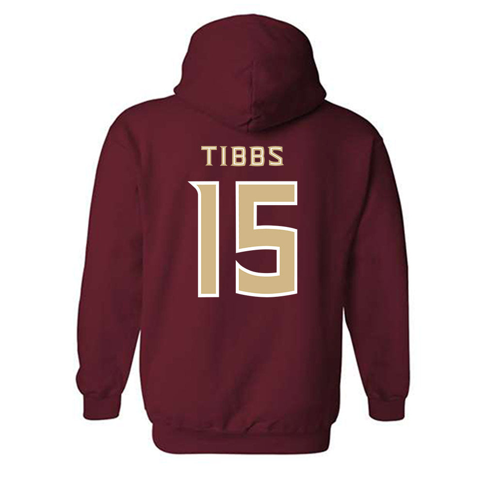 FSU - NCAA Women's Lacrosse : Mary Tibbs - Replica Shersey Hooded Sweatshirt-1