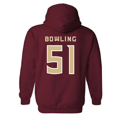FSU - NCAA Football : Paul Bowling - Replica Shersey Hooded Sweatshirt-1