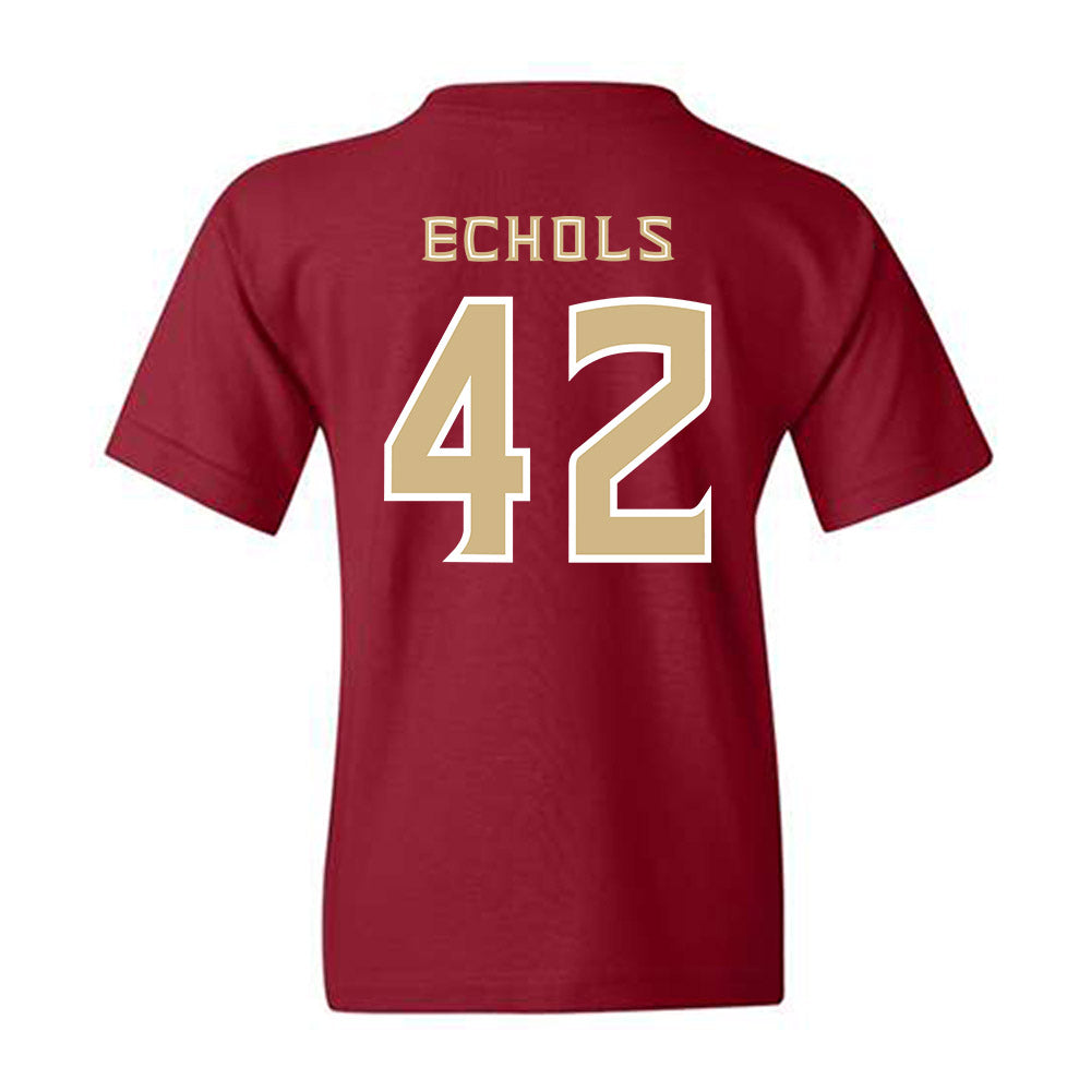 FSU - NCAA Baseball : Jake Echols - Replica Shersey Youth T-Shirt-1