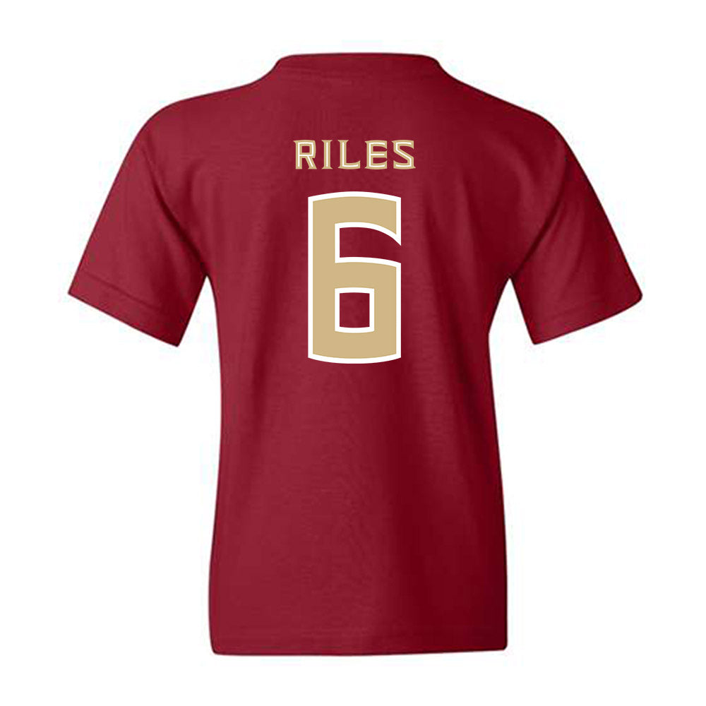 FSU - NCAA Football : Desirrio Riles - Replica Shersey Youth T-Shirt-1