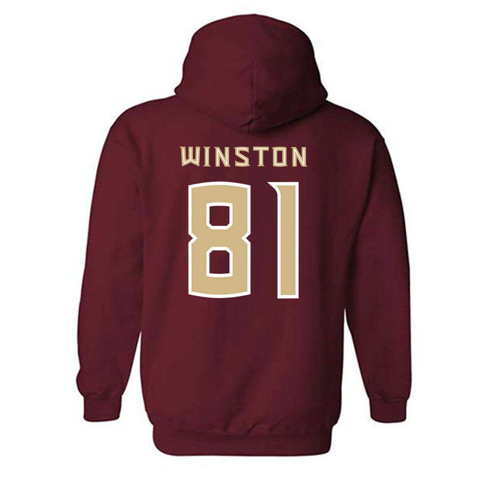 FSU - NCAA Football : Jonah Winston - Replica Shersey Hooded Sweatshirt-1