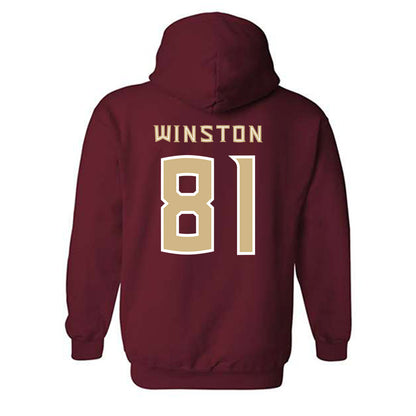 FSU - NCAA Football : Jonah Winston - Replica Shersey Hooded Sweatshirt-1