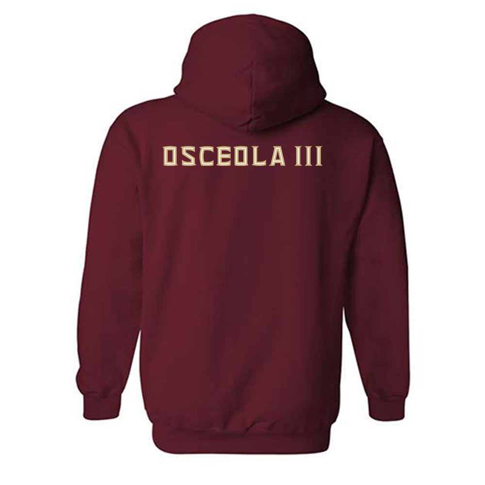 FSU - NCAA Baseball : OB Osceola III - Replica Shersey Hooded Sweatshirt-1