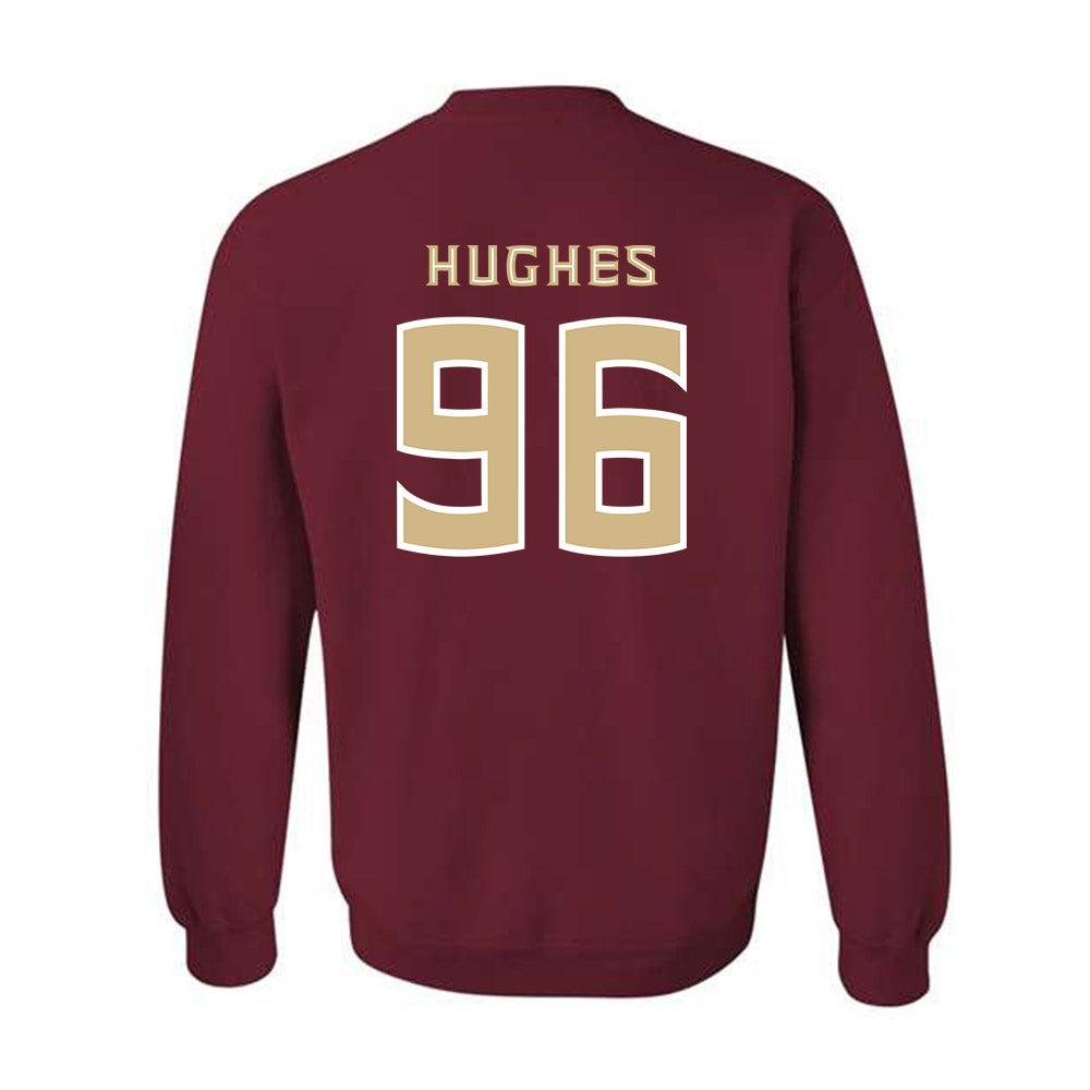 FSU - NCAA Football : Daniel Hughes - Replica Shersey Crewneck Sweatshirt-1